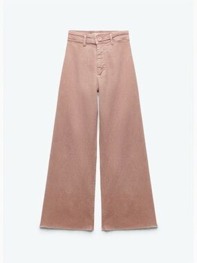 Zara Marine Straight Jeans Dusty Pink